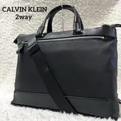 ✨美品✨カルバンクライン 2wayビジネスバッグ ブラック A4収納可能