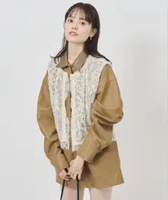 【@lily.s_y 企画】マルチwayレースレイヤードジャケット mystic