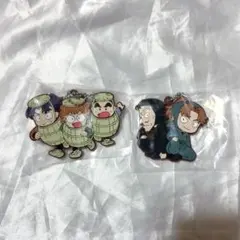 でふぉラバ！ キーホルダー２ 山田伝蔵&山田利吉 乱太郎&きり丸&しんべえ