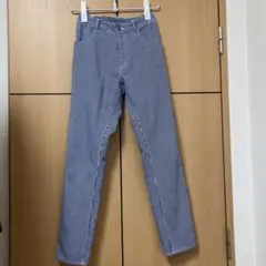 サマンサモスモスブルー　ストライプパンツ
