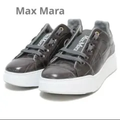 Max Maraマックスマーラ ローカット　レザースニーカー クロコダイル調のサムネイル