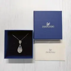 SWAROVSKI スワロフスキー ネックレス ドロップ しずく型 箱あり