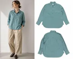MARGARET HOWELL 23SS コットンプルオーバーシャツ Ⅰのサムネイル