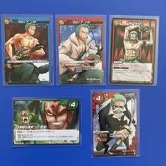 ワンピース ミラクルバトルカードダス ロロノア・ゾロ プロモ 他4枚