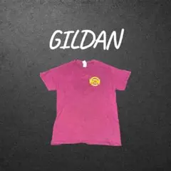 企業系Tシャツ 両面プリント GILDAN ワインレッドカラー US古着 Mのサムネイル
