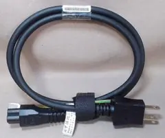 電源ケーブル 3極-アース線付き2極 約80cm ACコード ミッキー型