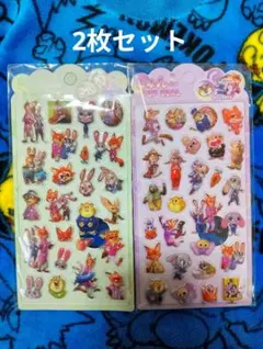 ズートピアボンボンドロップシール2枚セット