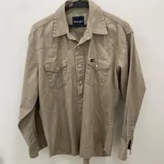 Wrangler 長袖シャツ ベージュ ウエスタンシャツのサムネイル