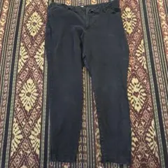 GAP チノパン ブラック 16/20R ストレートパンツ コットンパンツ 黒