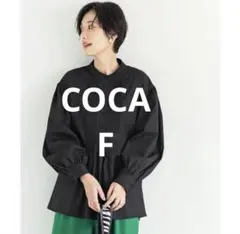 COCA coca コカ ピンタック フレアブラウス ブラウス シャツ ブラウス
