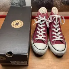CONVERSE ALLSTAR HI MAROON 箱付