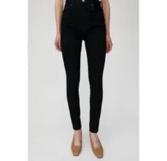 【美品】moussy HW Rebirth BLACK SKINNY