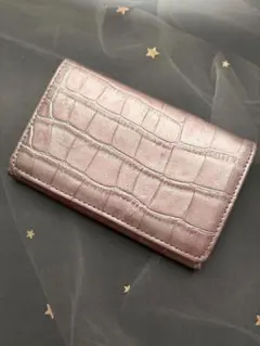 ピンク クロコダイル風 名刺入れのサムネイル