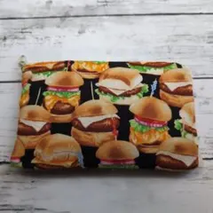 ファスナーポーチ通帳カードペンホルダー付きL字型