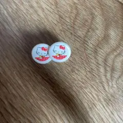 ハローキティ イラスト ボタン 2個セット