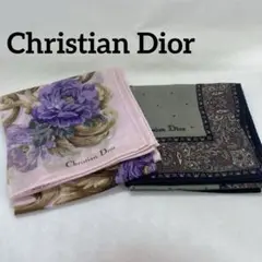 Christian Dior ハンカチ 2枚セット