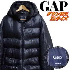 GAP ギャップ 肉厚 ダウン80% ダウンジャケット XLサイズ ブラック