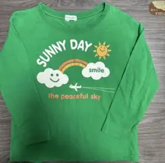 3can4on 長袖カットソー グリーン SUNNY DAY