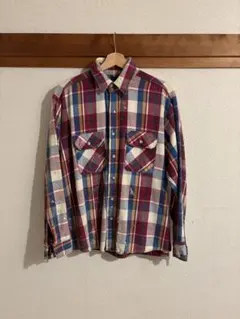 90's FIVE BROTHER チェック柄ネルシャツ