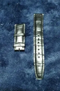 IWC アリゲーターブラックレザー 時計ベルト A20075のサムネイル
