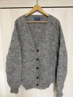 Pendleton グレー×ブルー系　カーディガン XLのサムネイル