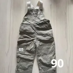 BEAMS mini カーキオーバーオール 90