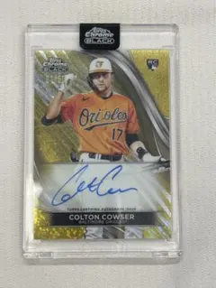 Cole Young Topps Chrome Black Auto /50 - メルカリ
