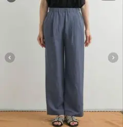 URBANRESEARCH DOORS リネン混イージーパンツ