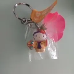 ご当地限定沖縄バージョン ハローキティー　キーホルダー
