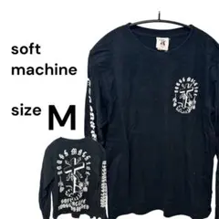 soft machine ソフトマシーン　長袖Tシャツ ブラック　Mサイズのサムネイル