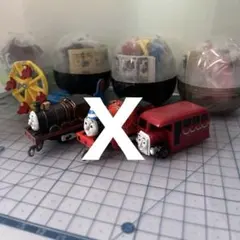 カプセルプラレール　黒いジェームス/バーティー/観覧車