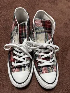 Converse チェック柄 ハイカットスニーカー