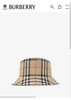BURBERRY チェック柄 バケットハット Mのサムネイル