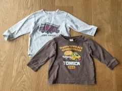 プティマイン 長袖Tシャツ 2枚セット 90