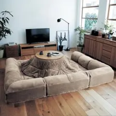 あったか なめらか ローソファ　フロアソファ コーナークッションセットメルトロ