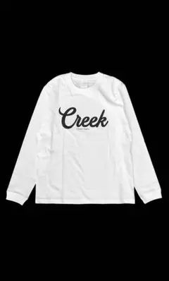 新品未使用　Creek Anglers 白ホワイトコットンロゴTee/Ｍのサムネイル