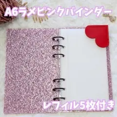 A6 アクリル バインダー saving 節約 ピンク 家計簿 貯金 1939