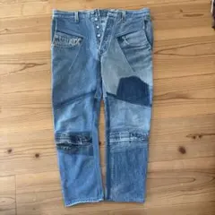 KAPITAL リバーシブル デニム パンツ キャピタル 加工デニム サイズ2