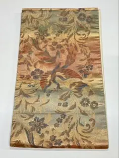 花柄と鳳凰模様の袋帯