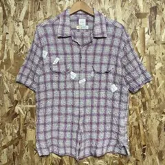 Karl Helmut 半袖 オープンカラー シャツ ピンクハウス カールヘルム