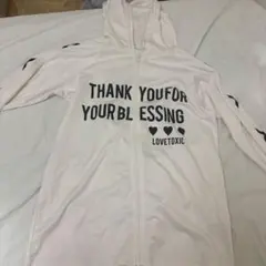 LOVETOXIC ホワイト ラッシュガード 150