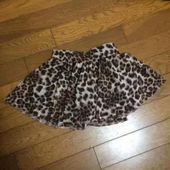 ヒョウ柄 ショートパンツ スカート