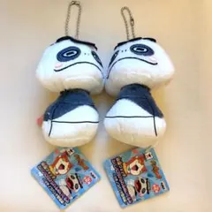妖怪ウォッチ カバンに付けられるぬいぐるみ ツチノコパンダ 2点