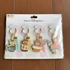 ダッフィーとフレンズ キーホルダー4個セット　ディズニーシー