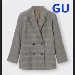 GU ♡ チェック ジャケット ♡美品