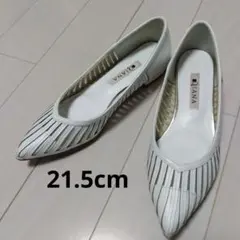 6月16日迄限定値下 DIANA パンプス ホワイト ポインテッドトゥ 透け 夏のサムネイル
