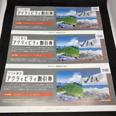 日本駐車場開発株主優待券3枚