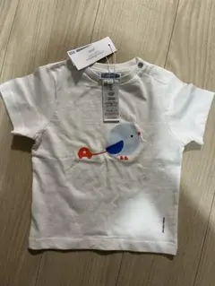 Jacadi 鳥のイラスト Tシャツ 36M