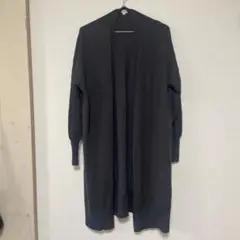 NARACAMIE ダークグレー ロングカーディガン サイズI