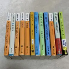 東野圭吾 作品集 11字の小説など　12冊